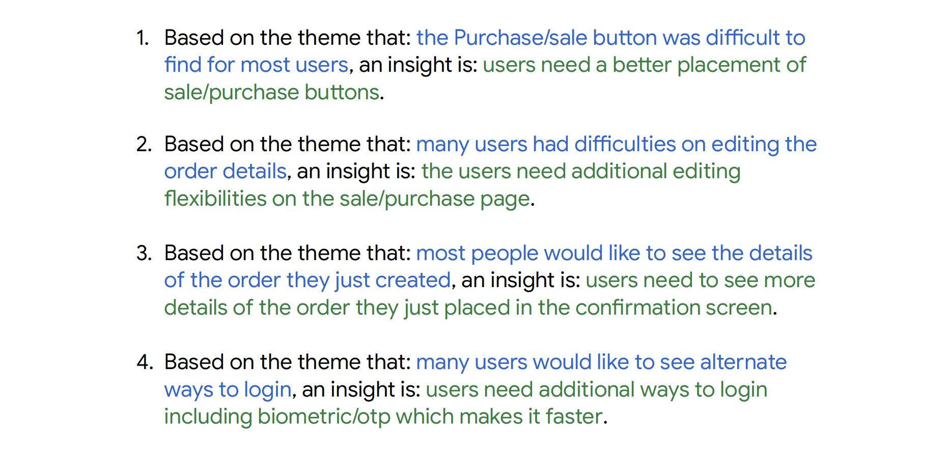 insights deriver from patterns