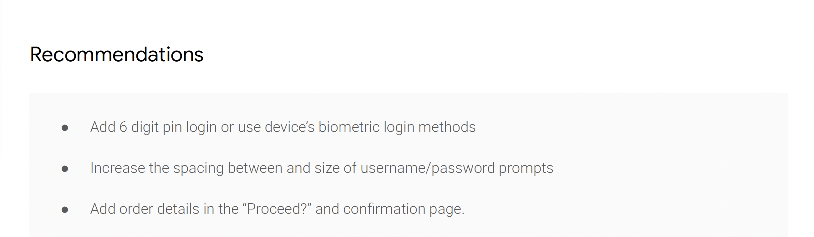 usability study summary